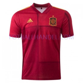 Herre Fotballdrakter Spania Hjemme Euro 2020 Kortermet